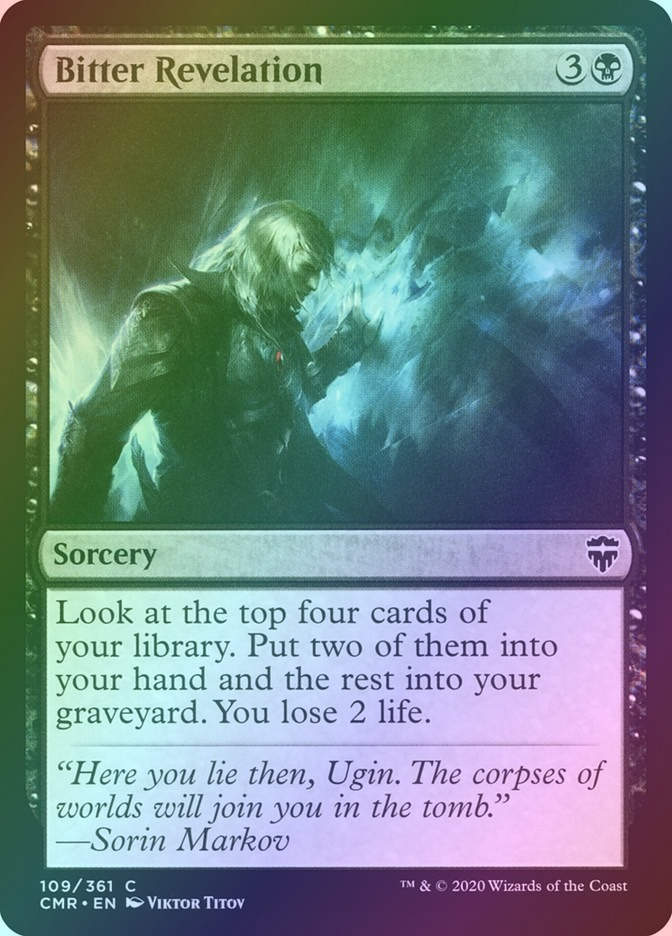 Bitter Revelation (CMR) (109) / Foil