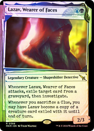 Lazav, Wearer of Faces (mkm) (366) / Showcase Foil