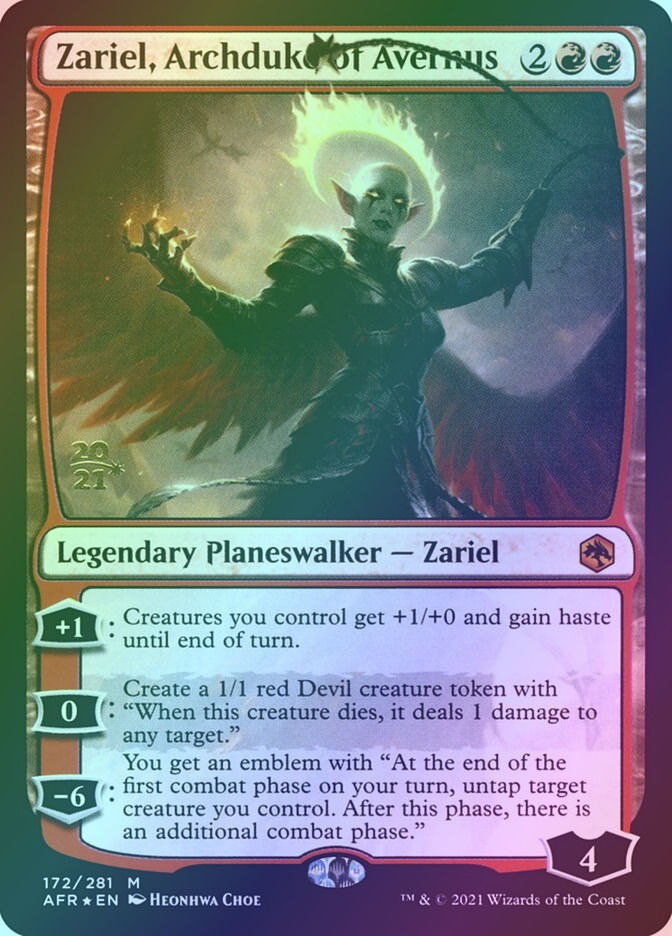 Zariel, Archduke of Avernus (PAFR) (172s) / Foil