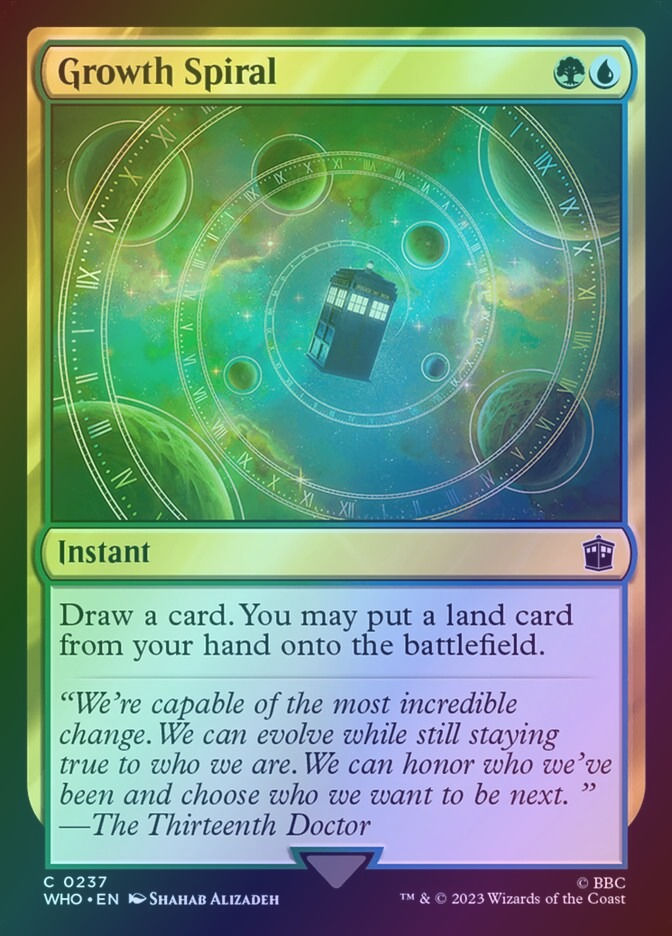 Growth Spiral (WHO) (237) / Foil
