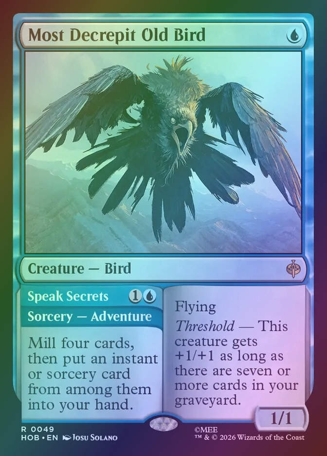 Most Decrepit Old Bird // Speak Secrets (HOB) (49) / Foil