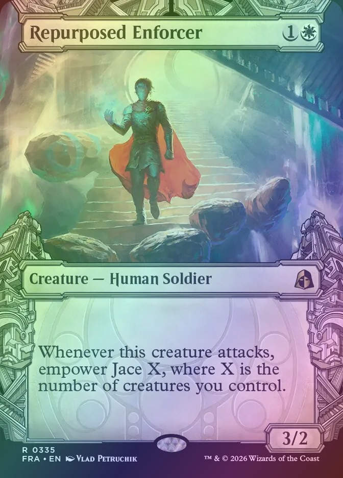 Repurposed Enforcer (FRA) (335) / Borderless / Showcase / Foil
