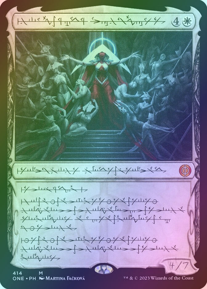 Elesh Norn, Mother of Machines (ONE) (414) / Showcase / Foil