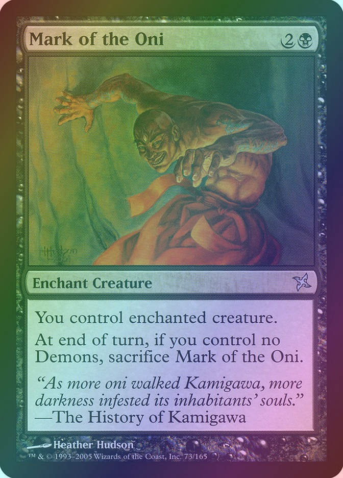 Mark of the Oni (BOK) (73) / Foil