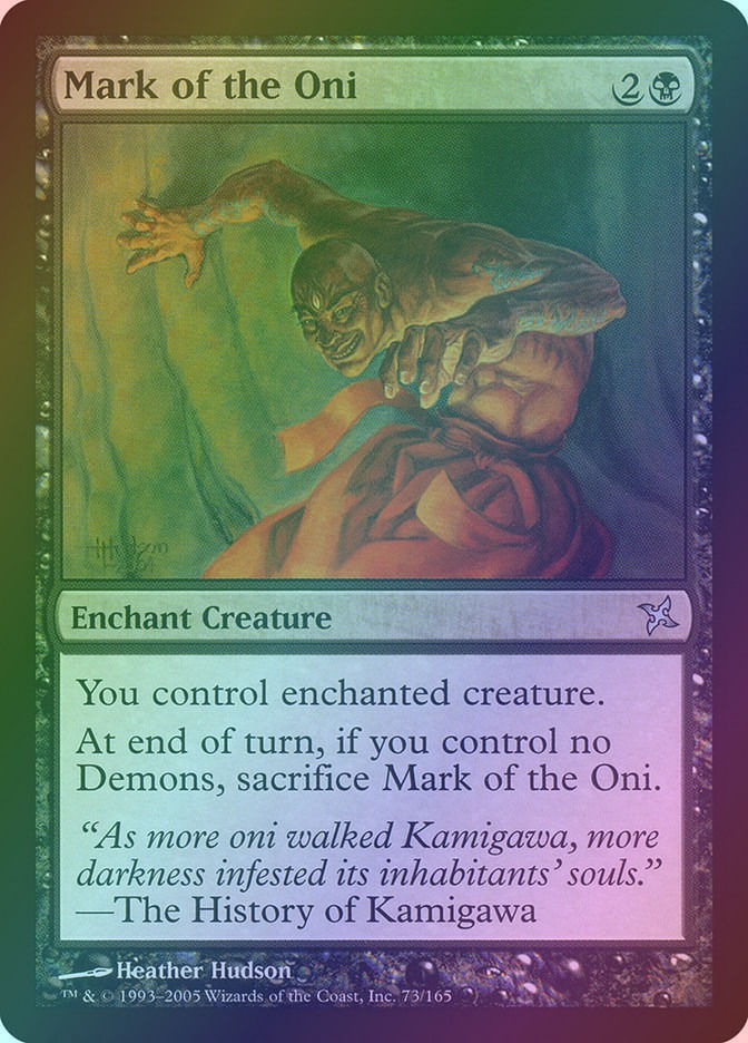 Mark of the Oni (BOK) (73) / Foil