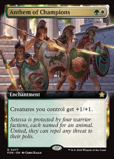 Anthem of Champions (FDN) (477) / Extended Art