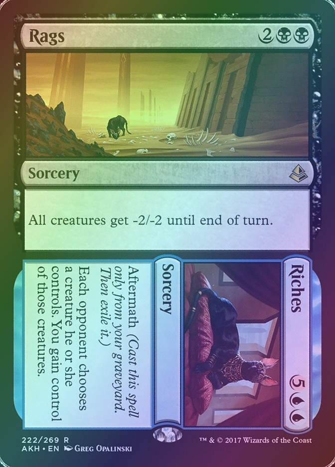Rags // Riches (AKH) (222) / Foil