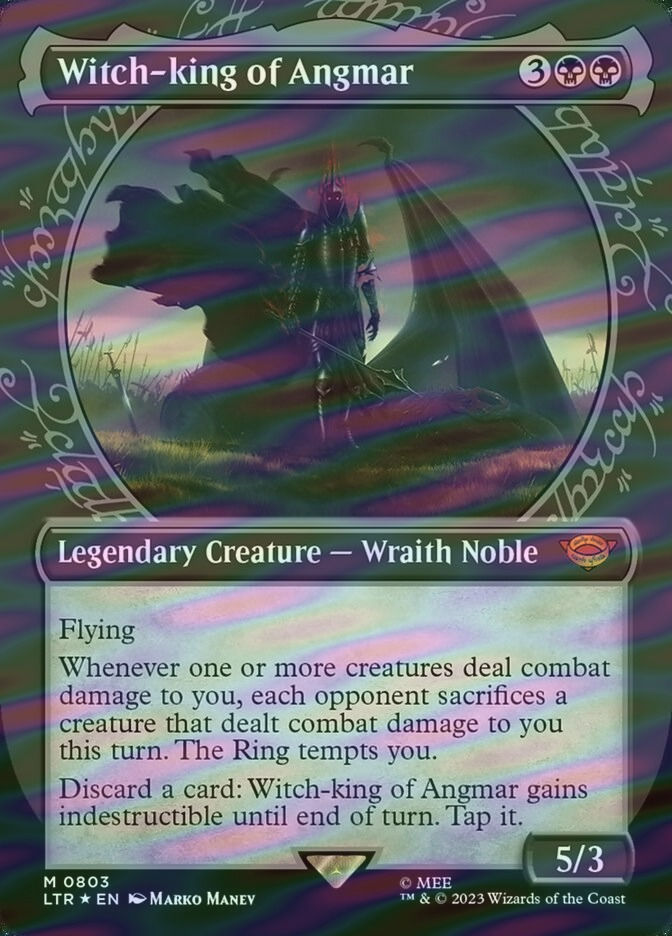 Witch-king of Angmar (LTR) (803) / Borderless / Showcase / Surge Foil