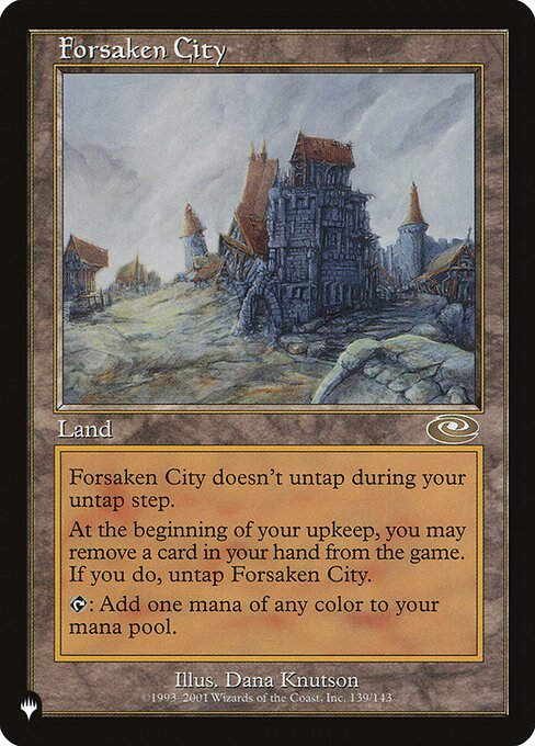 Forsaken City (PLST) (PLS-139)
