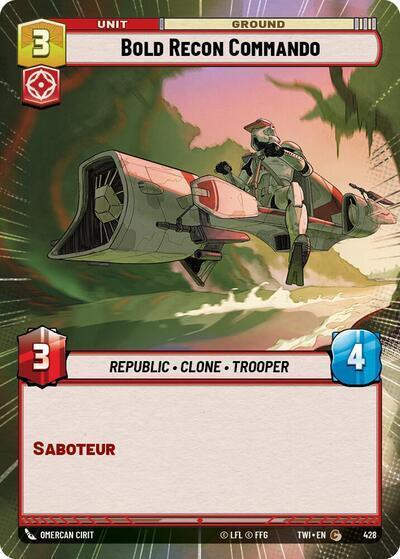 Bold Recon Commando (Hyperspace) (TWI) (428) / Foil
