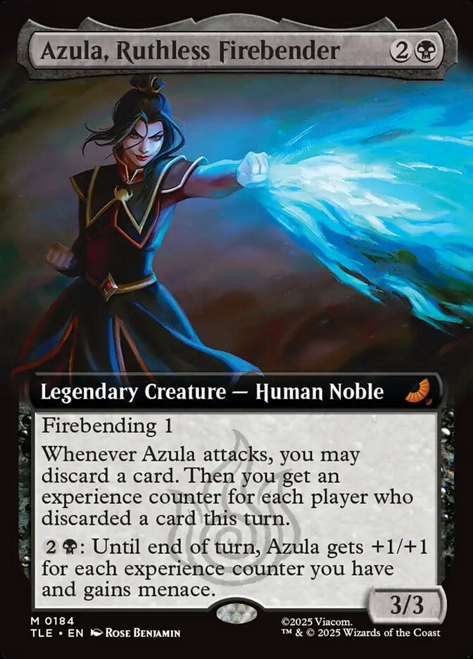 Azula, Ruthless Firebender (TLE) (184) / Extended Art