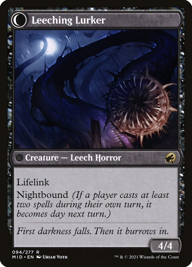 Curse of Leeches // Leeching Lurker (MID) (94) — cara 2 de 2