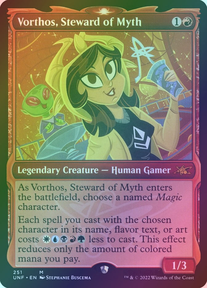 Vorthos, Steward of Myth (UNF) (251) / Showcase / Foil