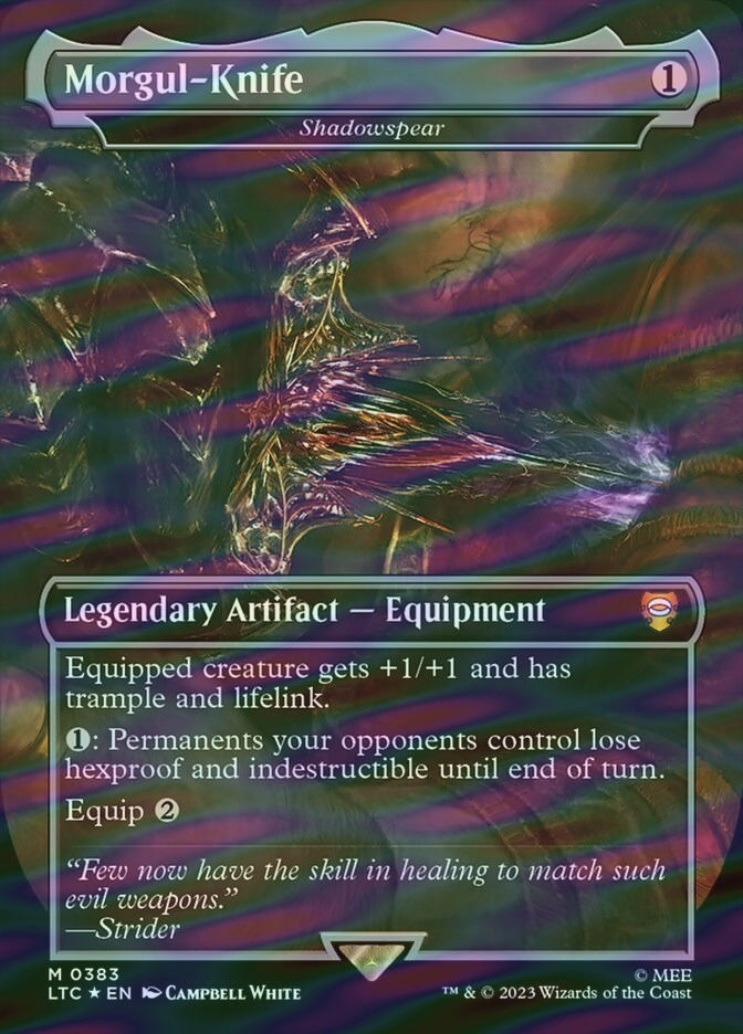 Shadowspear (LTC) (383) / Borderless / Surge Foil