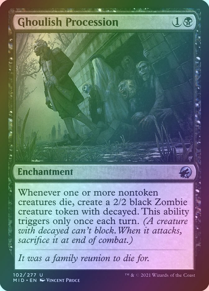 Ghoulish Procession (MID) (102) / Foil