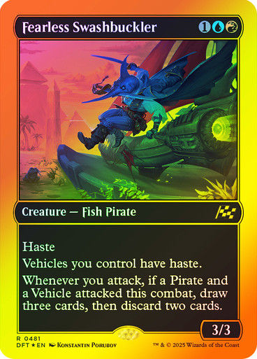Fearless Swashbuckler (DFT) (481)  / First Place Foil