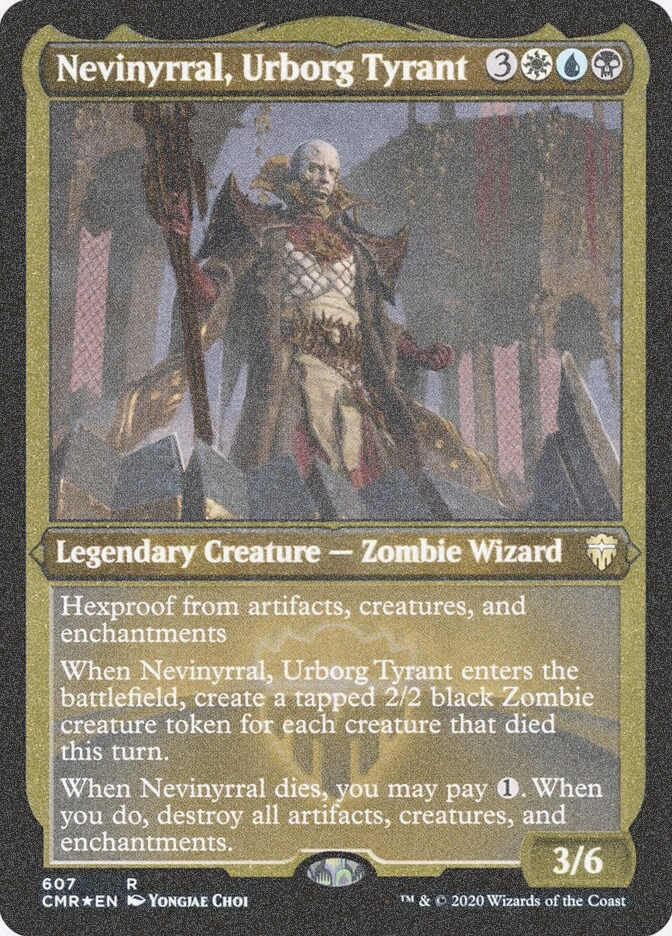 Nevinyrral, Urborg Tyrant (CMR) (607) / Foil Etched