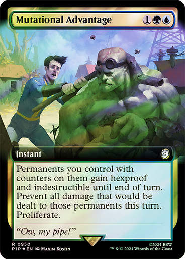 Mutational Advantage (pip) (950) / Extended Surge Foil