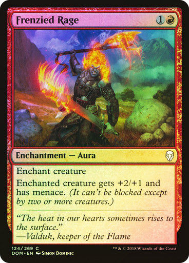 Frenzied Rage (DOM) (124) / Foil