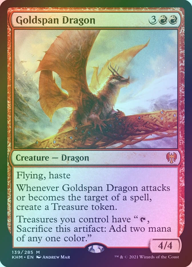 Goldspan Dragon (KHM) (139) / Foil