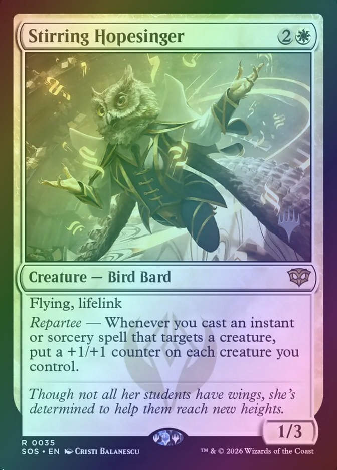 Stirring Hopesinger (PSOS) (35p) / Foil