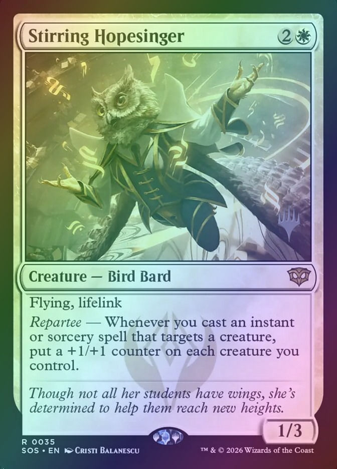 Stirring Hopesinger (PSOS) (35p) / Foil