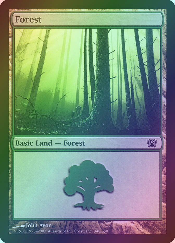 Forest (8ED) (348★) / Foil