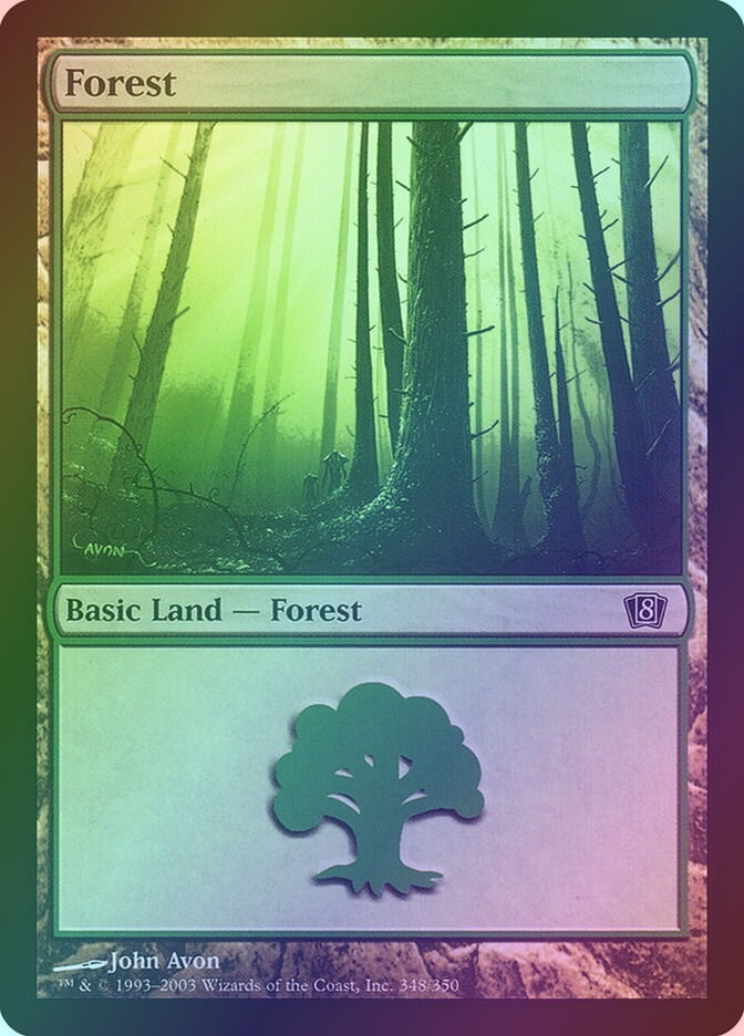 Forest (8ED) (348★) / Foil