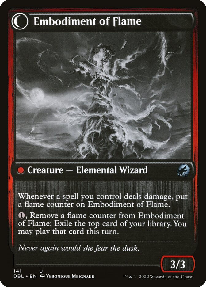 Flame Channeler // Embodiment of Flame (DBL) (141) — cara 2 de 2