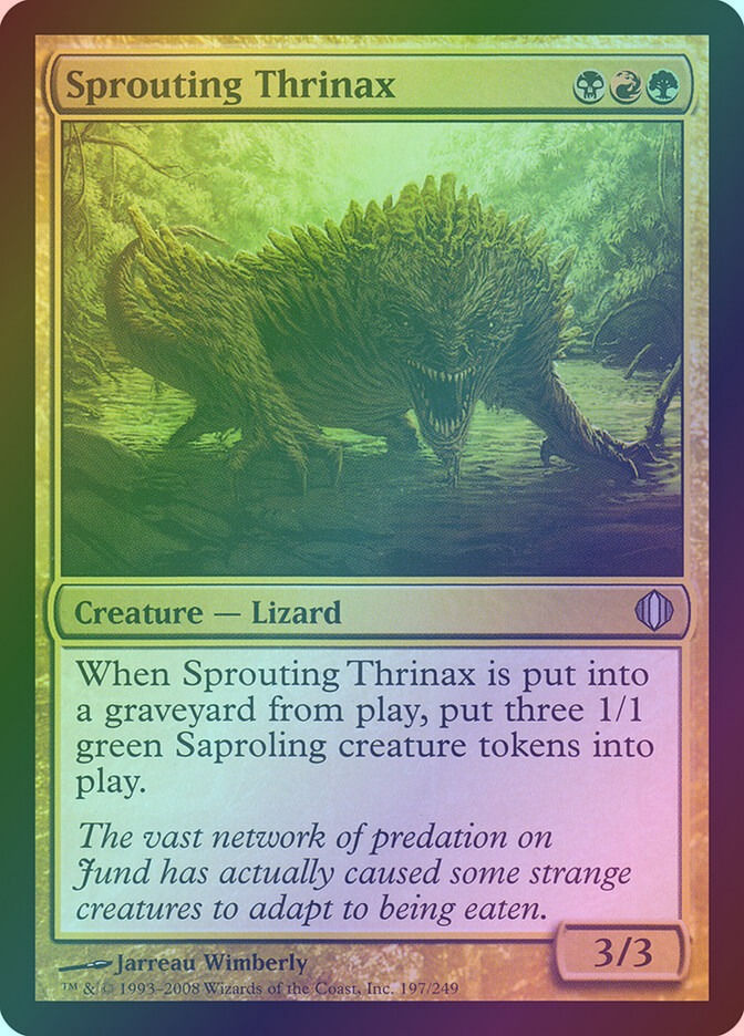 Sprouting Thrinax (ALA) (197) / Foil