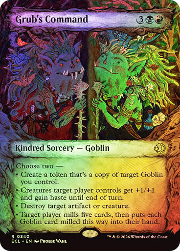Grub's Command (ECL) (340) / Showcase / Foil