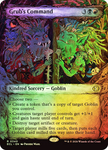 Grub's Command (ECL) (340) / Showcase / Foil