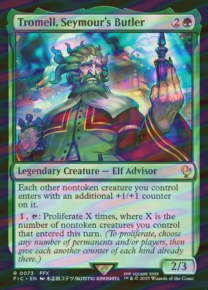 Tromell, Seymour's Butler (FIC) (73) / Surge Foil