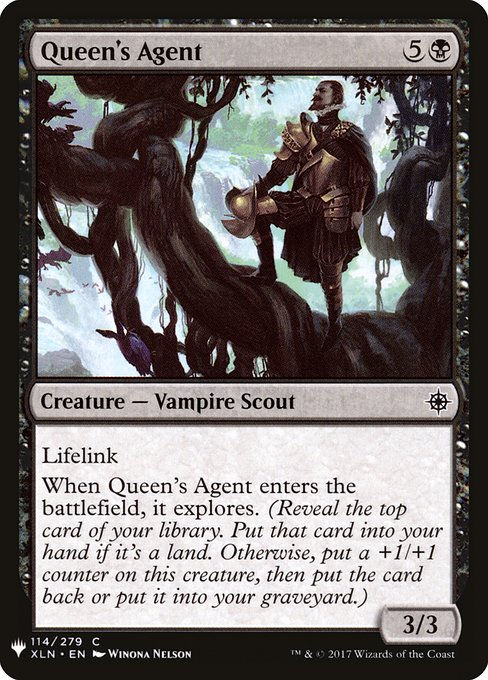 Queen's Agent (PLST) (XLN-114)