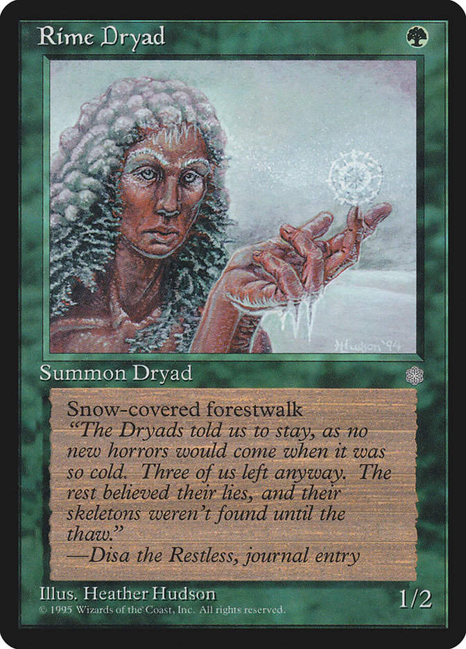 Rime Dryad (ice)