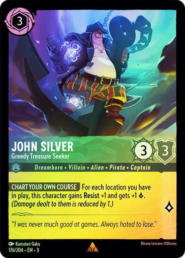 John Silver - Greedy Treasure Seeker (LOR_ITI) / Foil