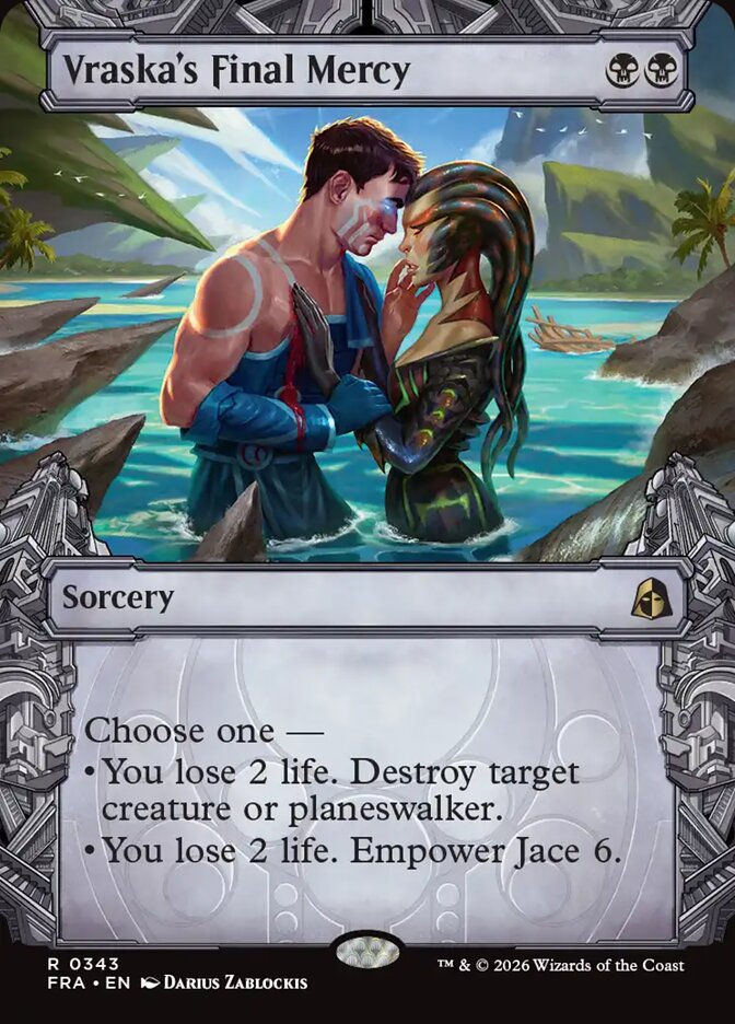 Vraska's Final Mercy (FRA) (343) / Borderless / Showcase