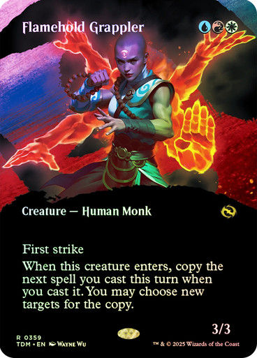 Flamehold Grappler (TDM) (359) / Foil / Showcase BL