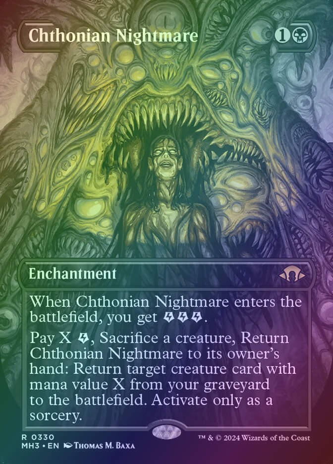Chthonian Nightmare (MH3) (330) / Borderless / Foil