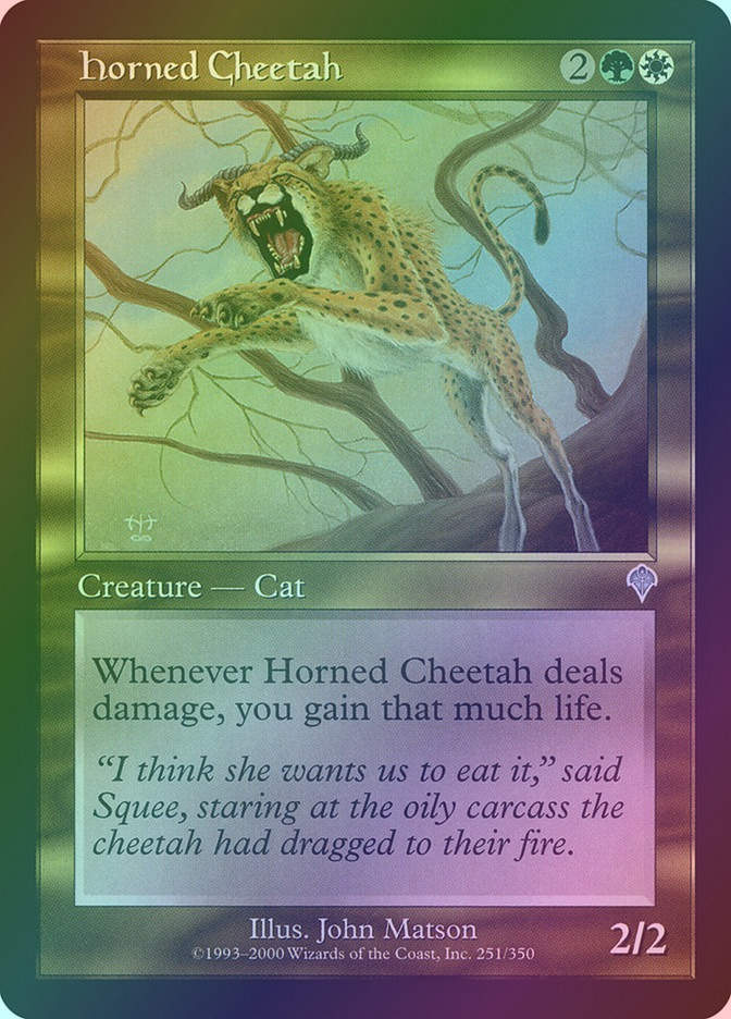Horned Cheetah (INV) (251) / Foil
