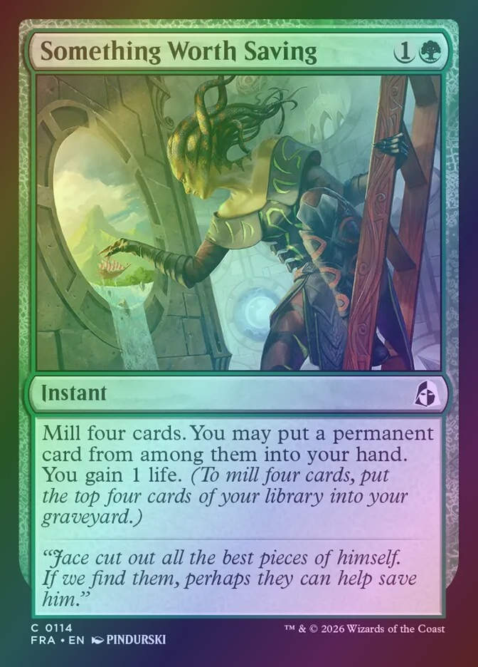 Something Worth Saving (FRA) (114) / Foil