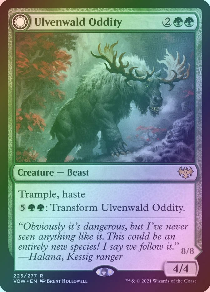Ulvenwald Oddity // Ulvenwald Behemoth (VOW) (225) / Foil