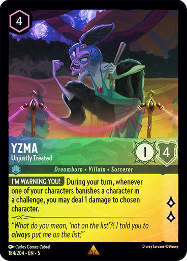 Yzma - Unjustly Treated (LOR_SHS) / Foil