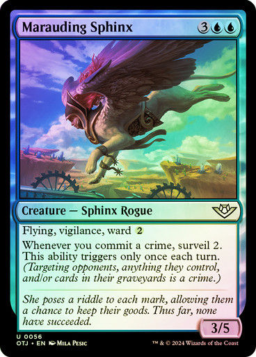 Marauding Sphinx (otj) (56) / Foil