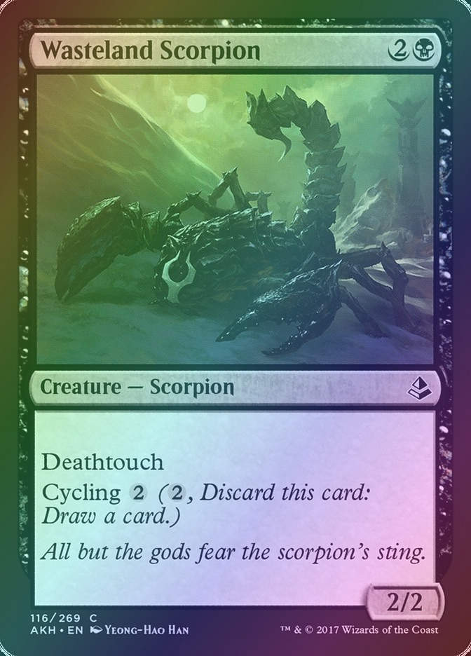 Wasteland Scorpion (AKH) (116) / Foil