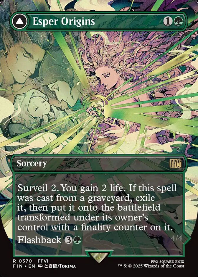 Esper Origins // Summon: Esper Maduin (FIN) (370) / Borderless — cara 1 de 2