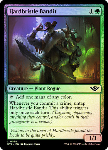 Hardbristle Bandit (otj) (168) / Foil