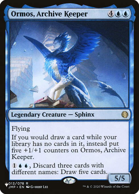 Ormos, Archive Keeper (PLST) (JMP-13)
