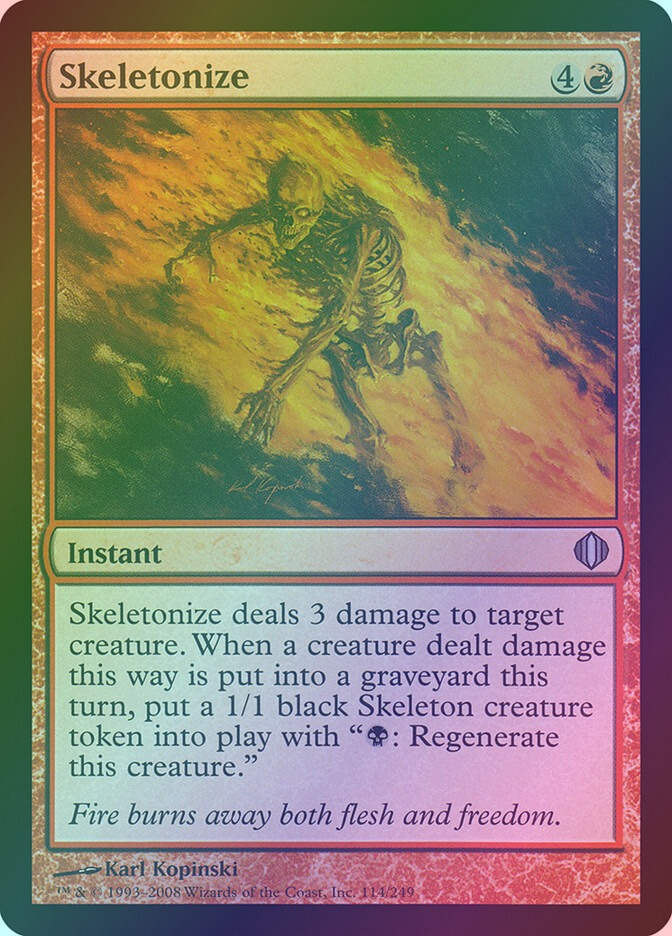 Skeletonize (ALA) (114) / Foil