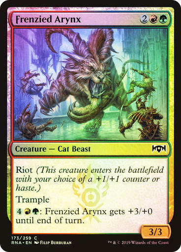 Frenzied Arynx (RNA) (173) / Foil